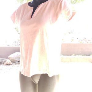 Jones New York knit top - light peach color - FREE with any listing!!